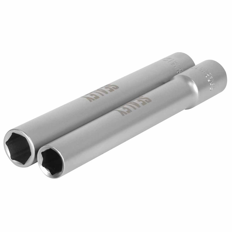 Sealey SX1012 Extra-Deep Socket Set 3/8" Sq Drive 10 & 12mm (2 Pieces)