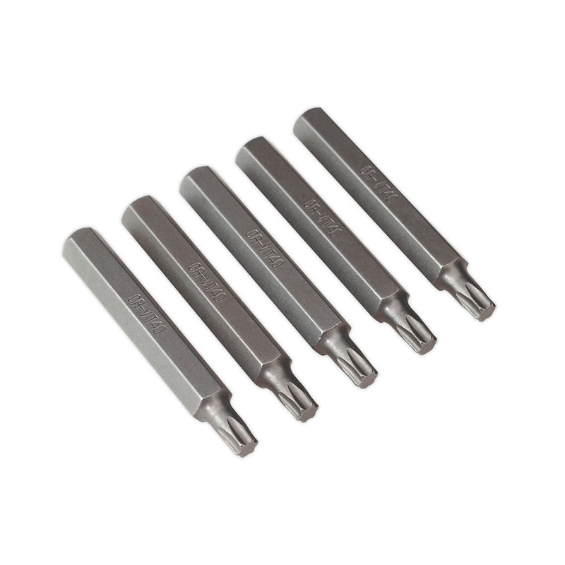 Sealey TX40L5 Premier Long TRX-Star* Bit T40 (5 Pack)