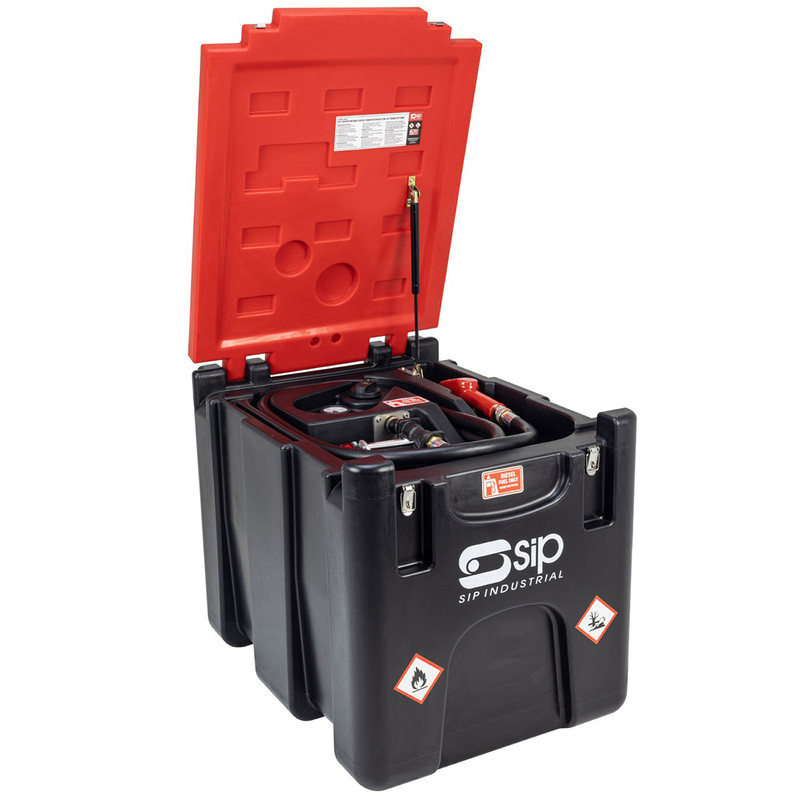 SIP 06950 200L Diesel Tank with High-Flow 12V Transfer Pump