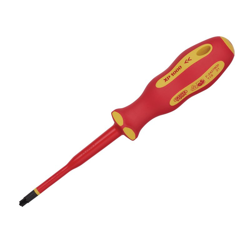 Draper 02256 XP1000® VDE PZ/SL Type Slimline Screwdriver, No.2 x 100mm