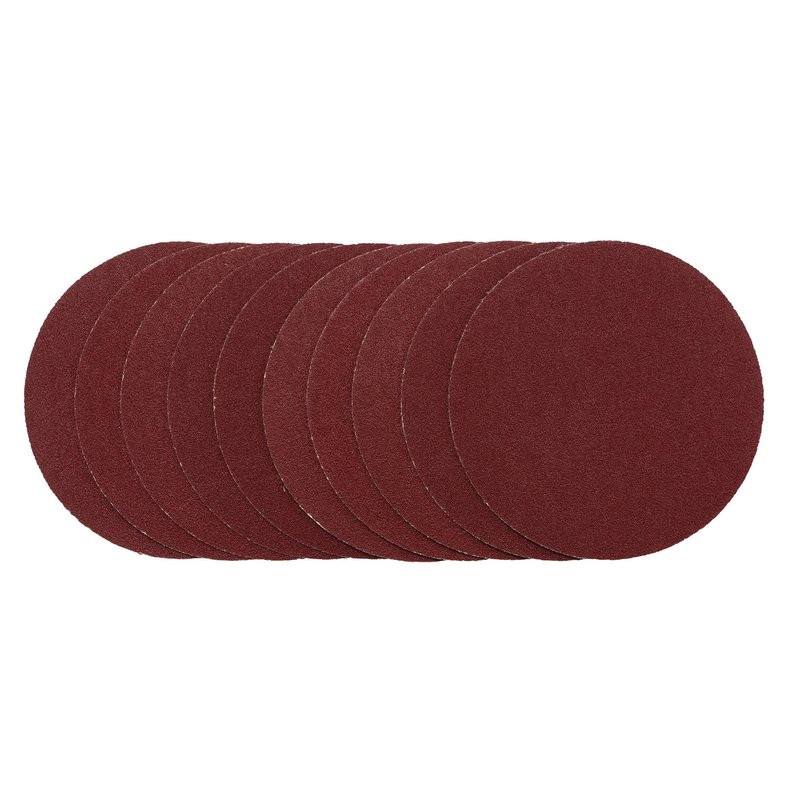 Draper 02694 Sanding Discs, 125mm, Hook & Loop, 80G (10 Pack)