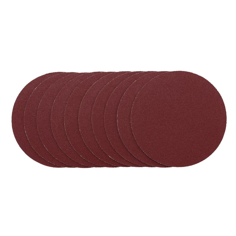 Draper 02695 Sanding Discs, 125mm, Hook & Loop, 120G (10 Pack)