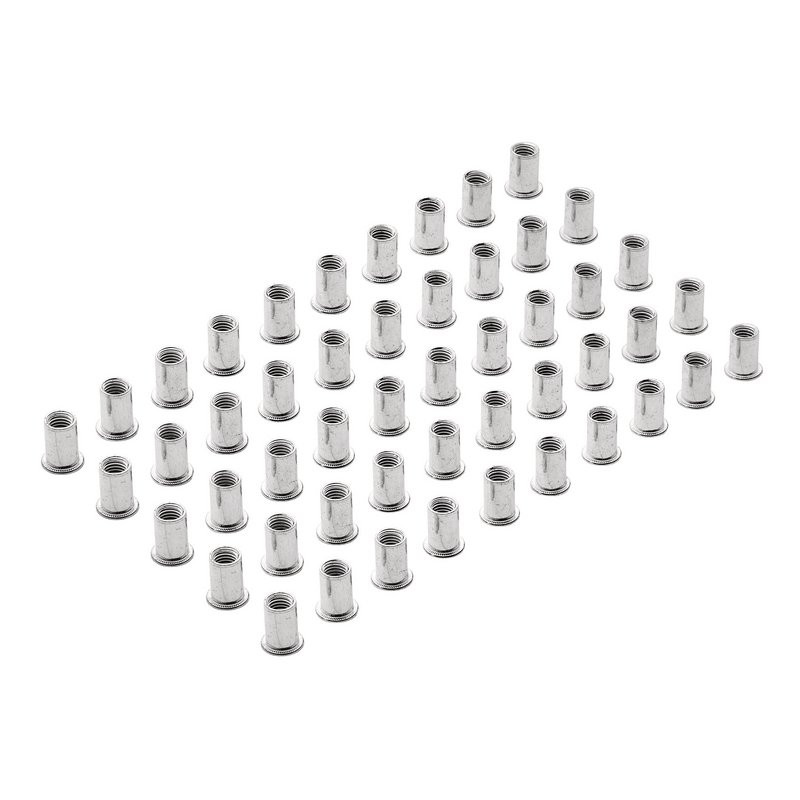 Draper 04056 Zinc Plated Threaded Insert Rivet Nuts, M10 x 1.5mm (50 Pack)
