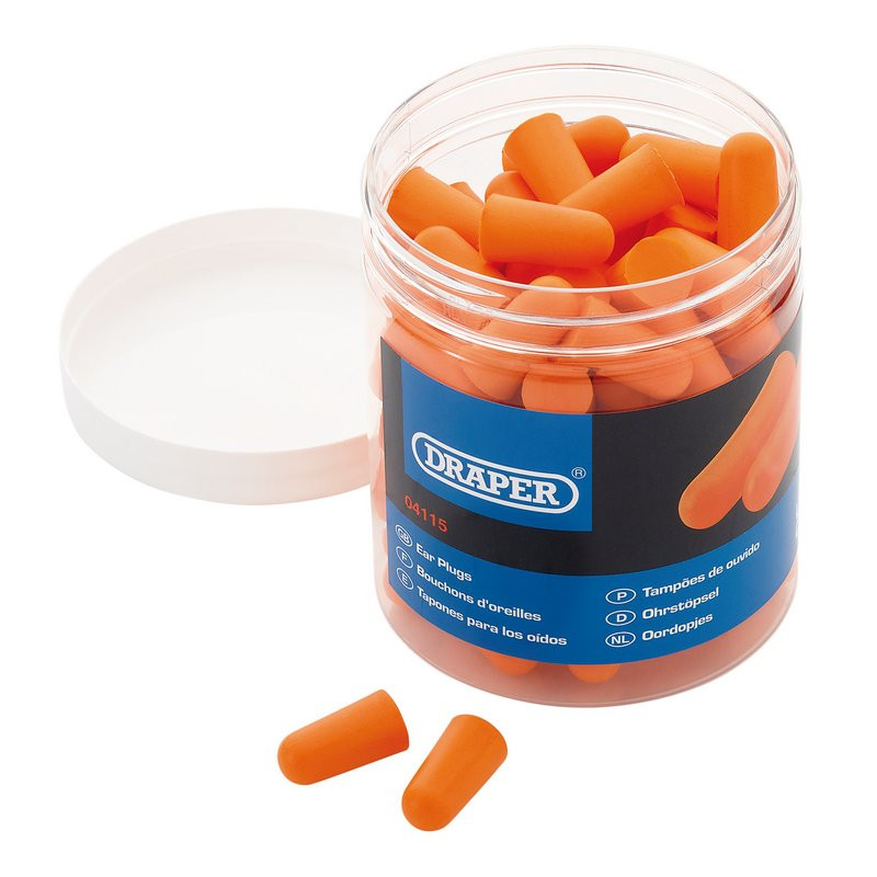 Draper 04115 Disposable Ear Plugs (50 Pairs)