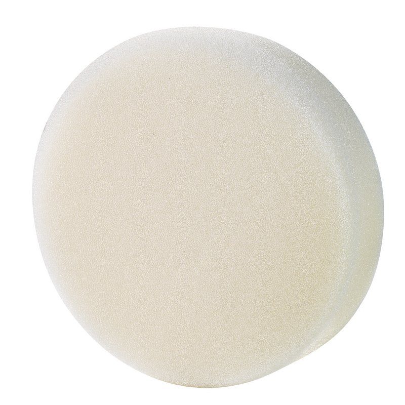 Draper 07579 Medium-Light Polishing Pad, 125mm, White