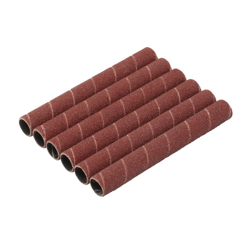 Draper 08364 Aluminium Oxide Sanding Sleeves, 12.7 x 115mm, 80 Grit (6 Pack)