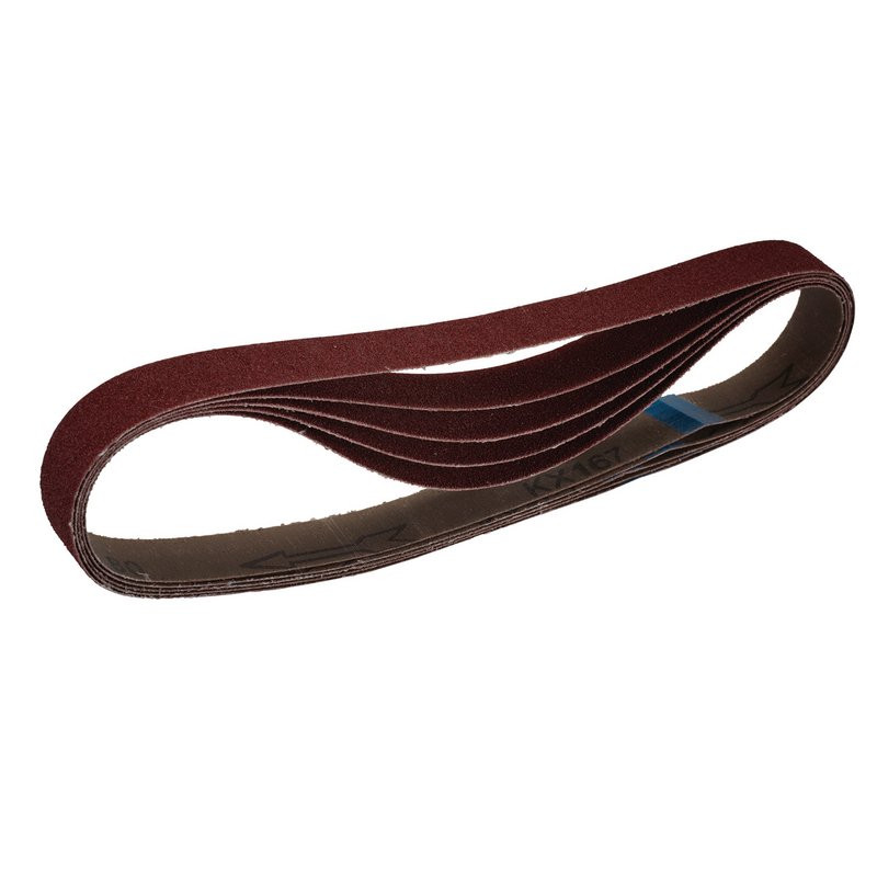 Draper 08695 Cloth Sanding Belt, 25 x 762mm, 80 Grit (5 Pack)