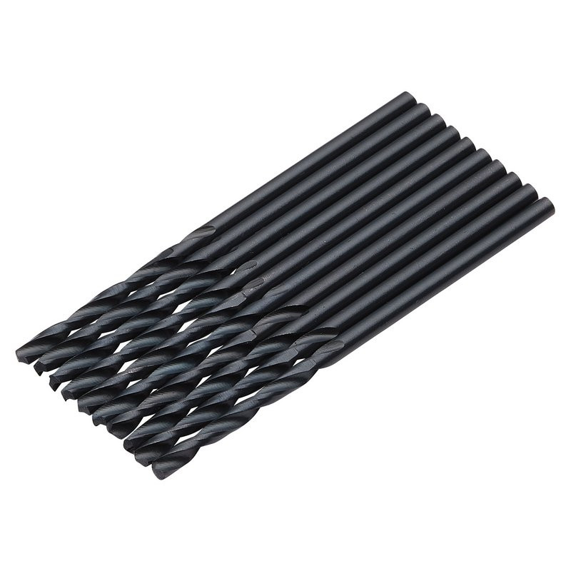 Draper 08812 Black HSS Drill Bit, 1.5mm x 43mm (10 Pack)