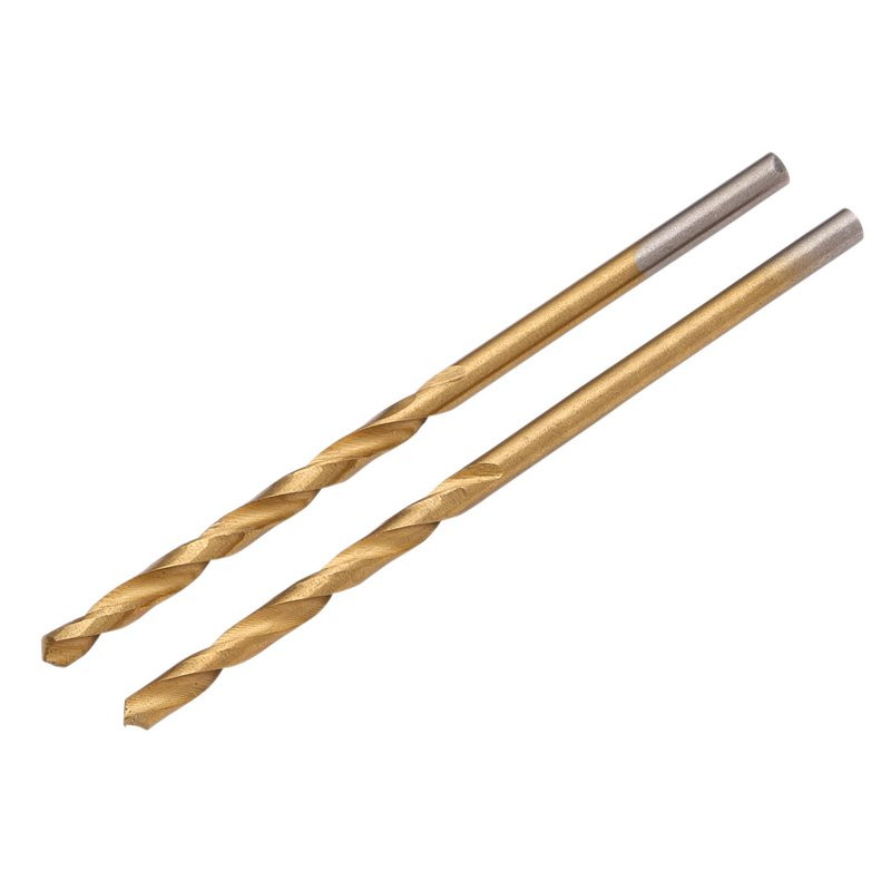 Draper 08856 HSS Titanium Nitride Coated Drill Bit, 1.5mm x 43mm (2 Pack)