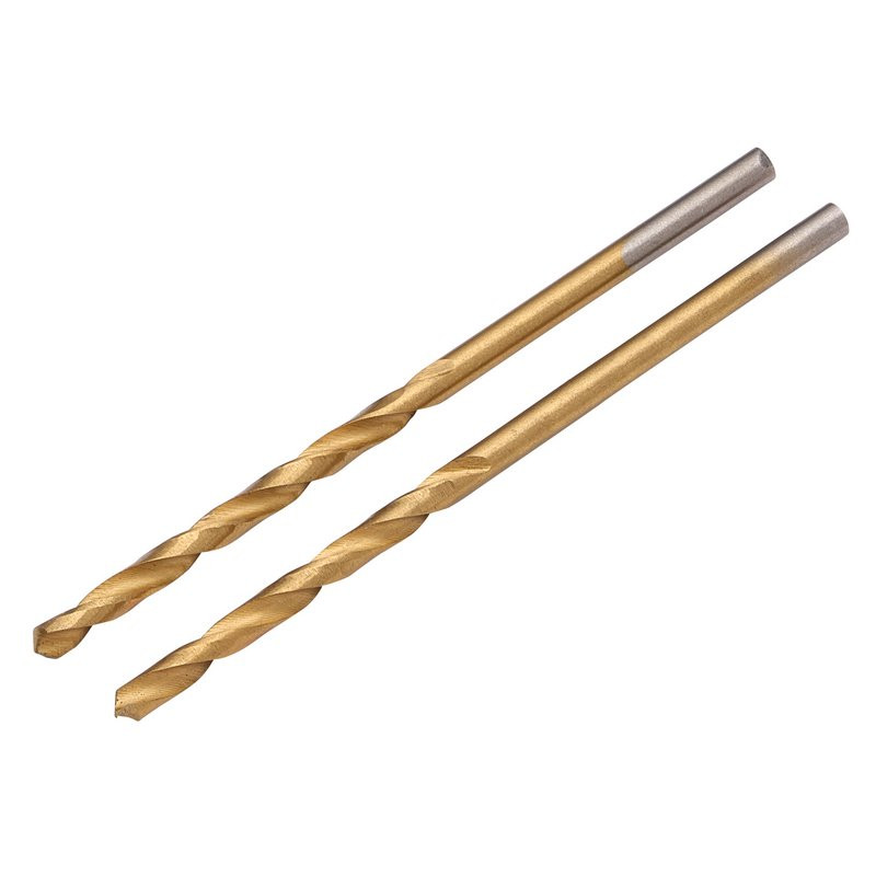 Draper 08860 HSS Titanium Nitride Coated Drill Bit, 2.0mm x 49mm (2 Pack)