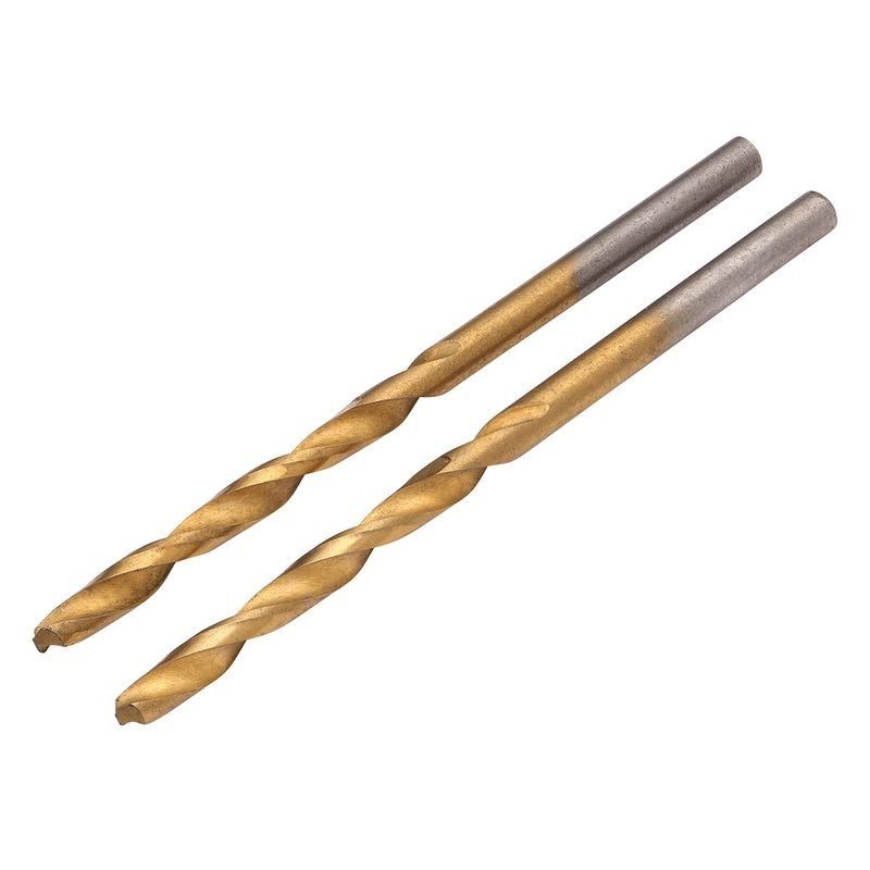 Draper 08864 HSS Titanium Nitride Coated Drill Bit, 3.5mm x 70mm (2 Pack)