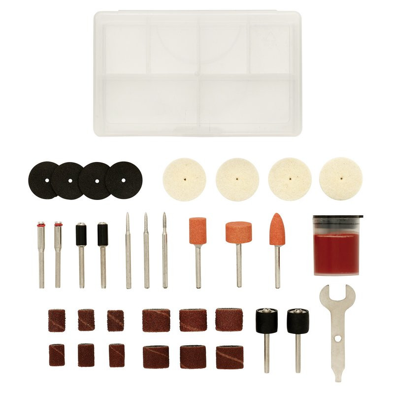 Draper 08954 Accessories Set for D20 Engraver/Grinder (32 Pieces)