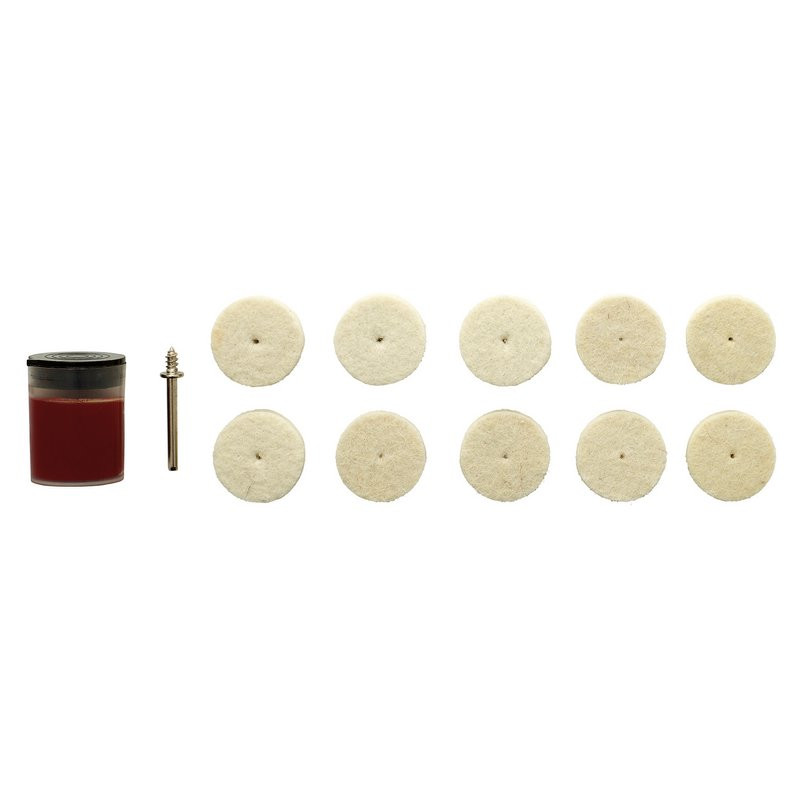 Draper 08958 Polishing Wheels Set for D20 Engraver/Grinder (12 Pieces)