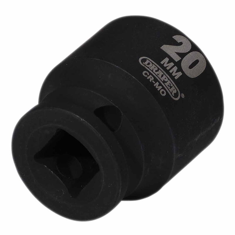 Draper 20168 Hi-TORQ® Impact Socket, 3/4" Sq. Dr., 20mm