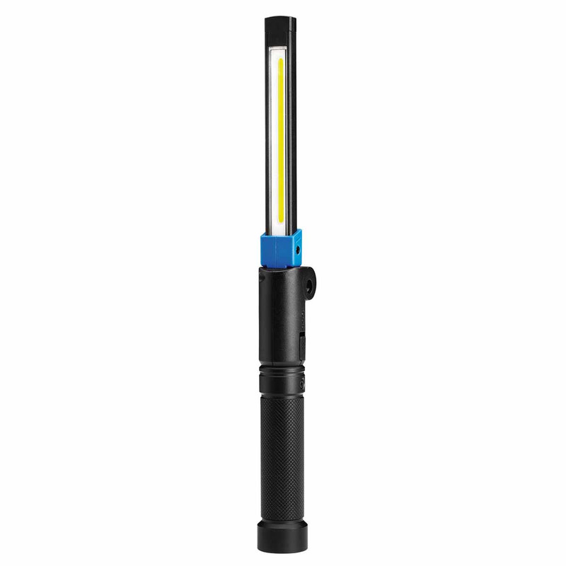 Draper Expert 23846 COB/SMD LED USB Rechargeable Folding Slim Light, 8W, 800 Lumens, USB-C Cable Supplied