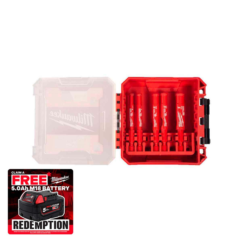 Milwaukee 4932498299 DIAMOND MAX ¼" Wet Drill Bit Set (5 Pieces)
