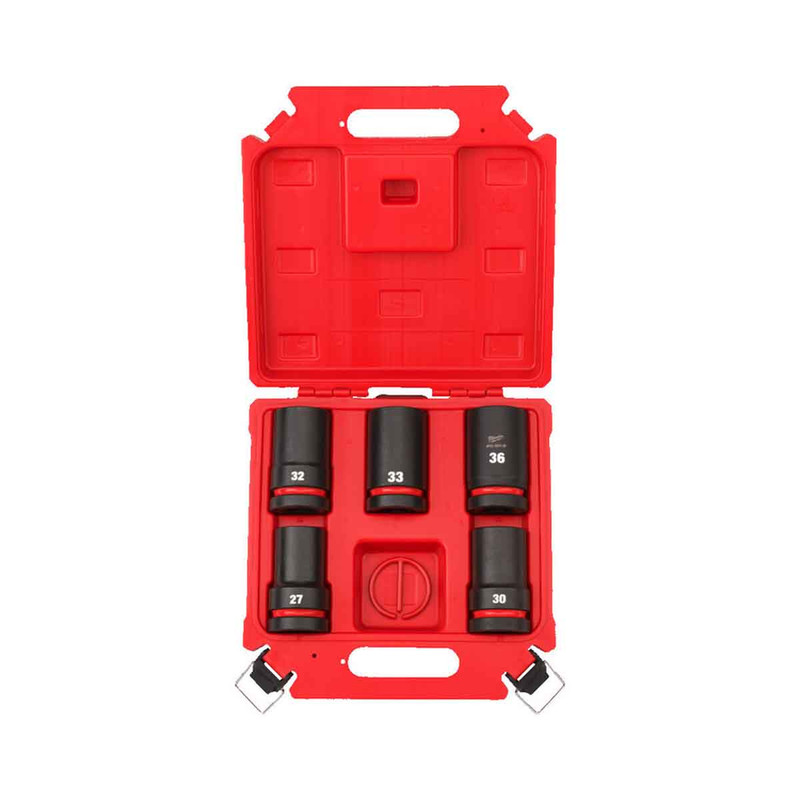 Milwaukee 4932498752 1" Deep Socket Set (5 Pieces)