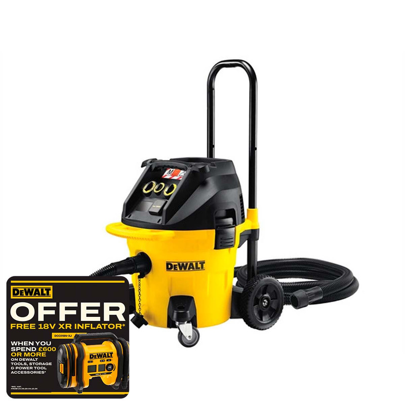 DeWalt DWV902M M-Class Next Generation Dust Extractor 1400 Watt 110 Volt from Toolden