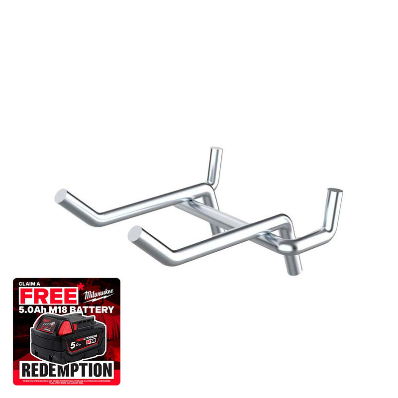 Milwaukee 4932498958 Double Steel Hook (12 Pieces)