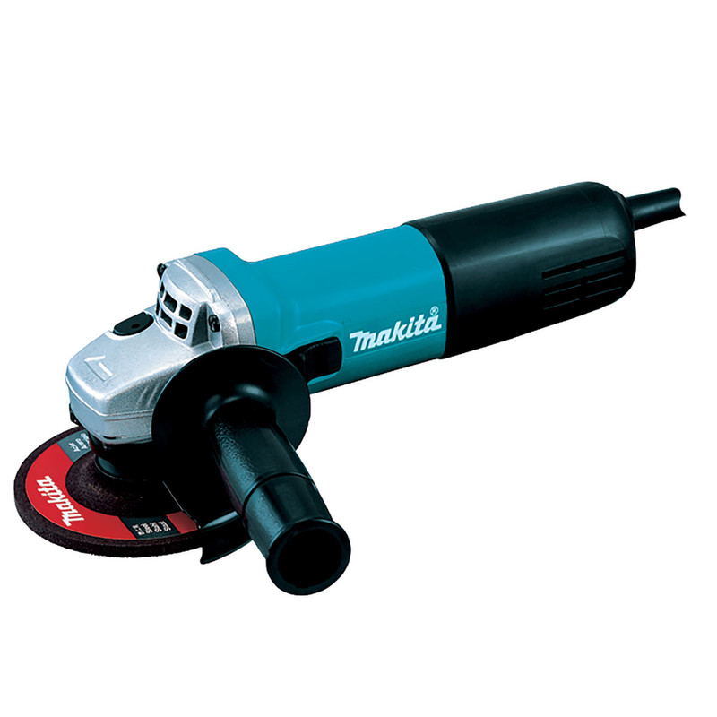 Makita 9557HNR/2 115mm Corded Angle Grinder 840W 240V