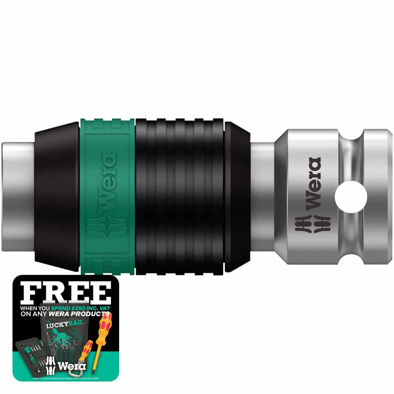 Wera 05003529001 8784A1 Adaptor 1/4" Drive 1/4"/37Mm Zyklop
