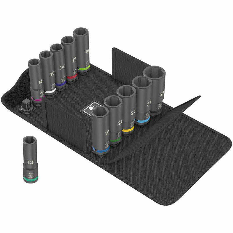 Wera 05004841001 Impaktor Deep Set 1 - 1/2" (9 Pieces)
