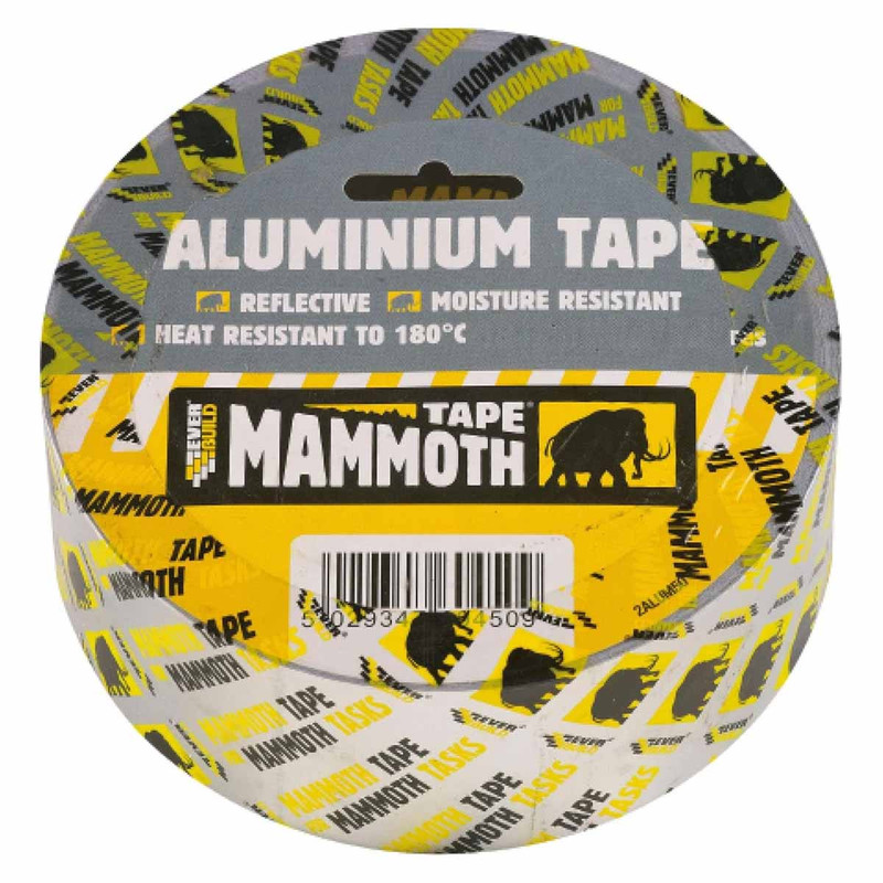 Everbuild Mammoth Aluminium Tape 75mm x 45m