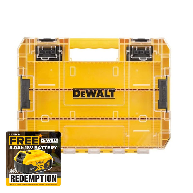 DeWalt DT70839 Large Tough Organiser Case (Empty)
