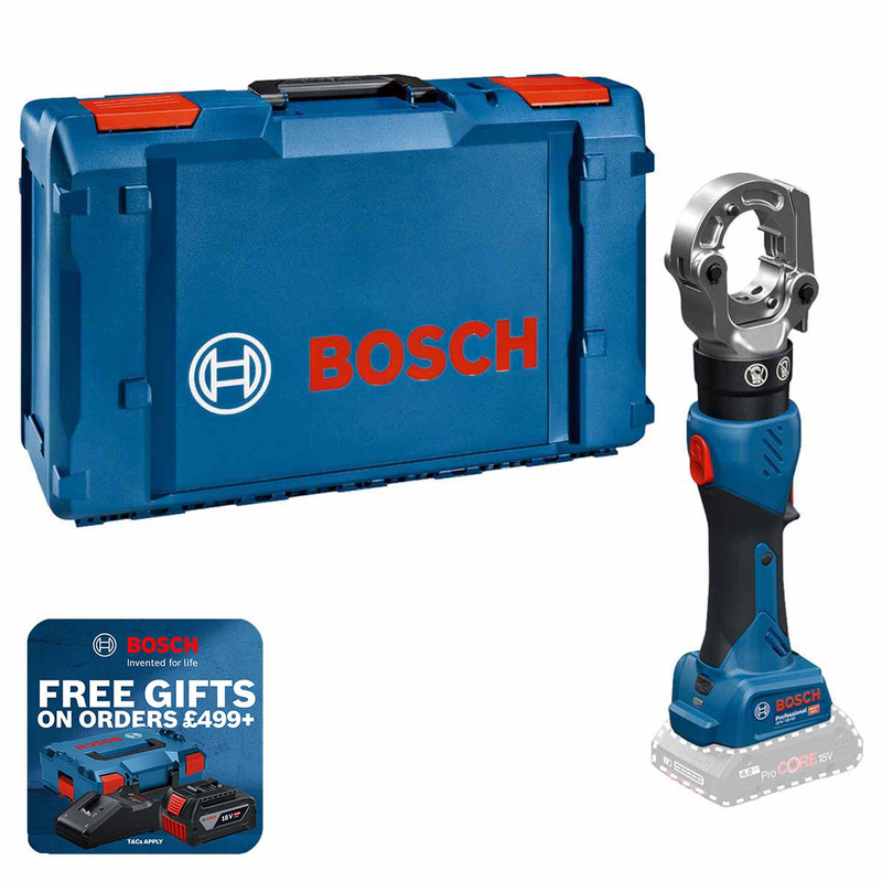 Bosch 06019P0100 GPH 18V-60 Hydraulic Crimping Tool with XL BOXX (Body Only)