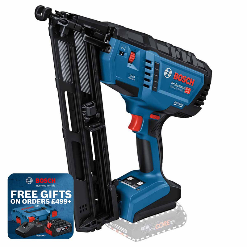 Bosch 0601482200 GNH 18V-64 MD Nail Gun (Body Only)