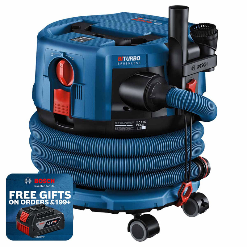 Bosch 06019K2000 GAS 18V-12 MC Dust Extractor (Body Only)