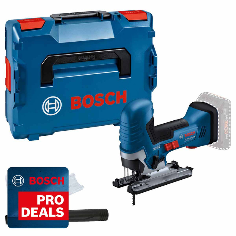 Bosch 06015B2000 GST 18V-125 S Jig Saw with L-BOXX (Body Only)