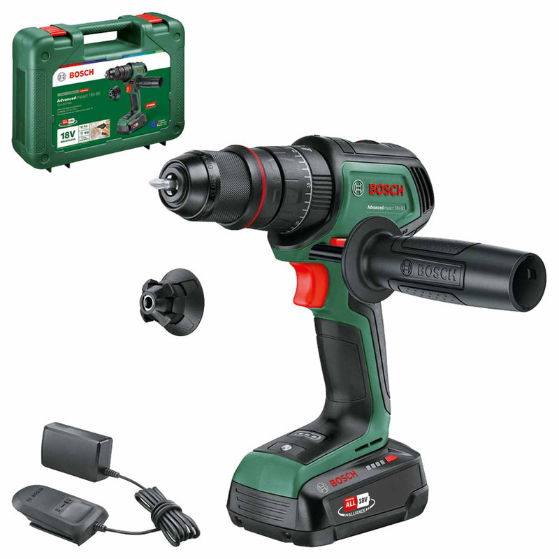 Bosch 06039E2171 18V-80 Advanced Impact Drill with 1x GBA 2,5 Ah