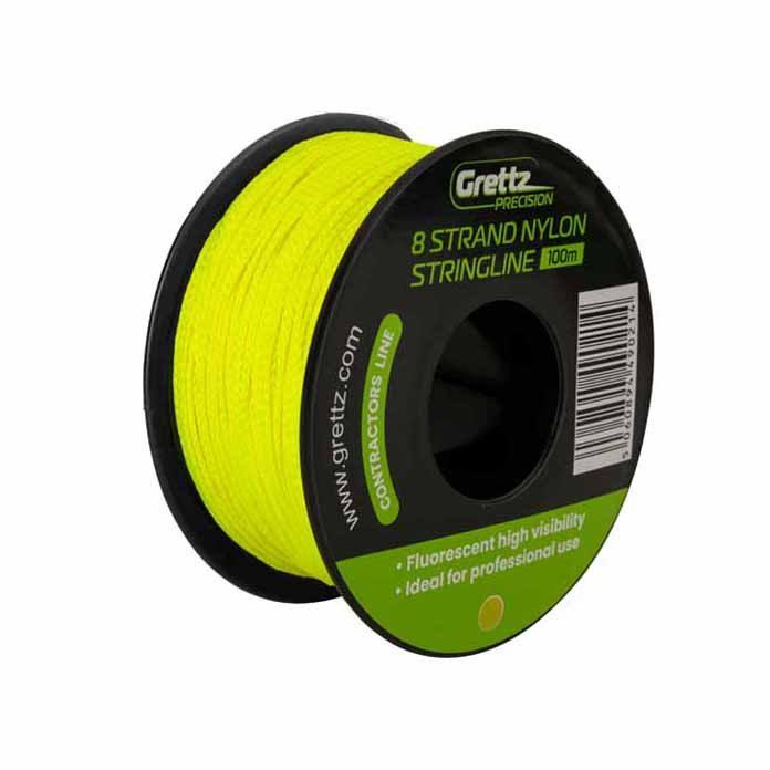 Grettz G100Y 100m 8 Braid Yellow Stringline