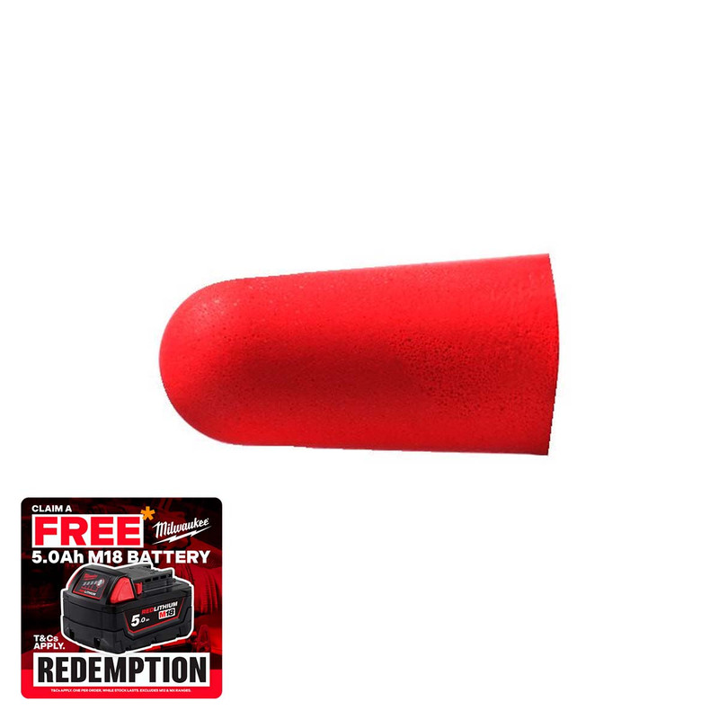 Milwaukee 4932480464 Foam Ear Plugs (10 Pack)