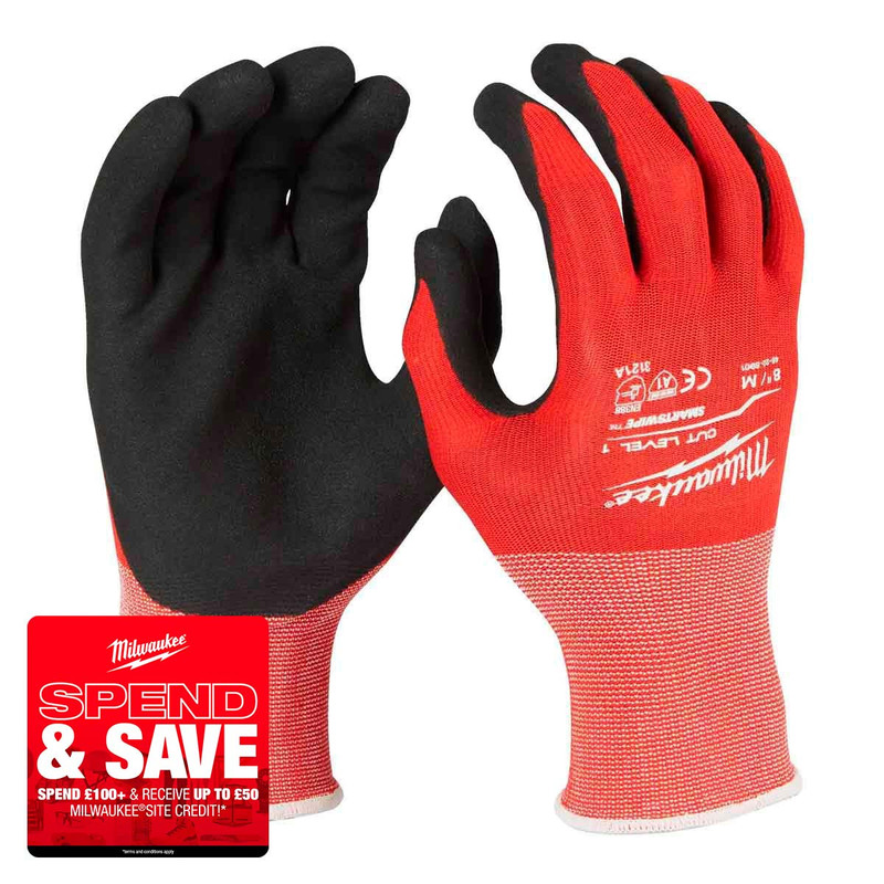 Milwaukee 4932471419 Cut A Gloves (Size 11/XXL)