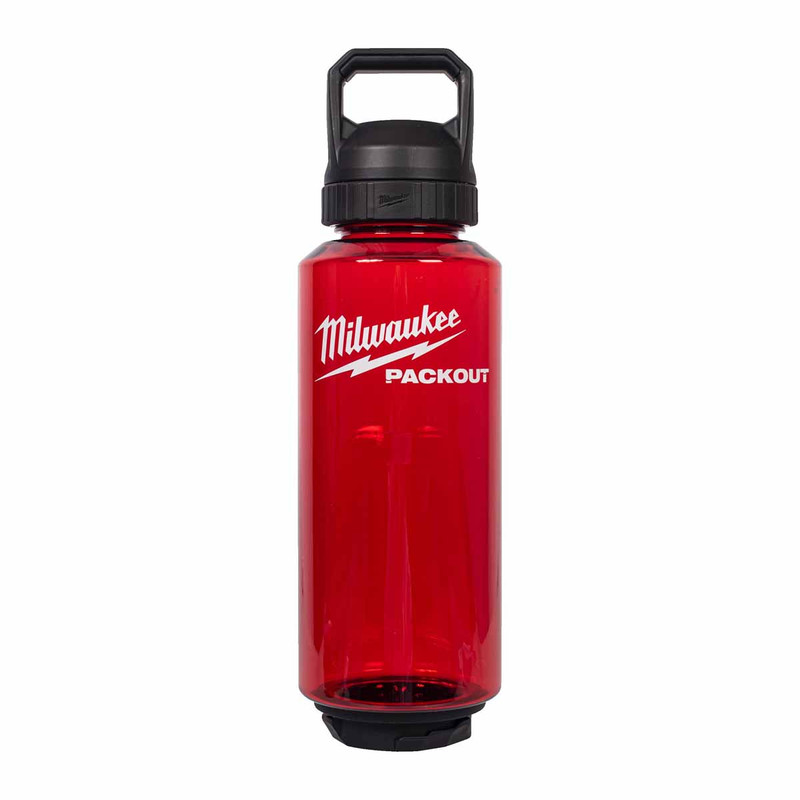 Milwaukee 4932498638 PACKOUT™ 1420ml Plastic Bottle Chug Lid (Red)