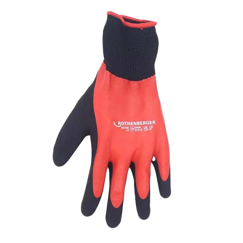 Rothenberger 1500003845 Waterproof Gloves (Size L)