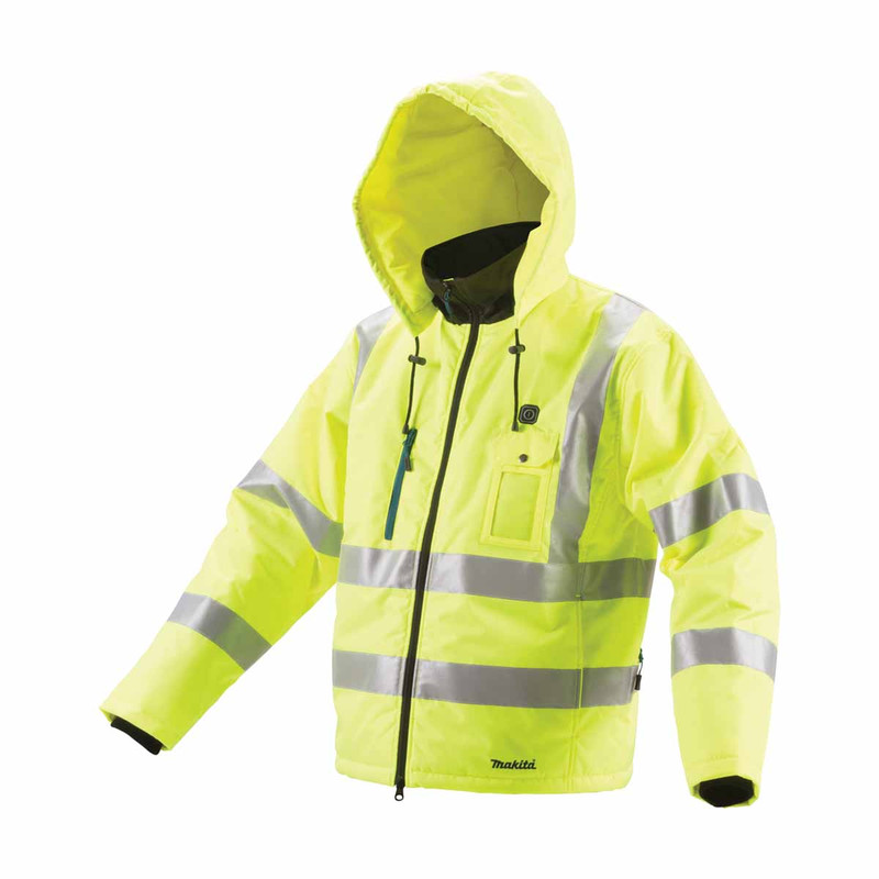Makita DCJ206ZM 14.4V/18V LXT High Visibility Heating Jacket (Size M)