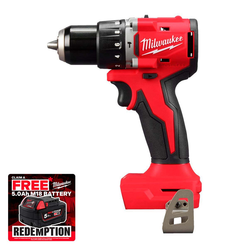 Milwaukee M18 BLPDRC-0 18V Compact Brushless Percussion Drill (Body Only)