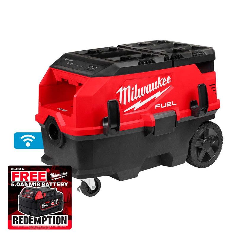 Milwaukee M18 ONEF2VC34M-0 M18 FUEL M Class AC/DC Dual Battery Dust Extractor with VACLINK