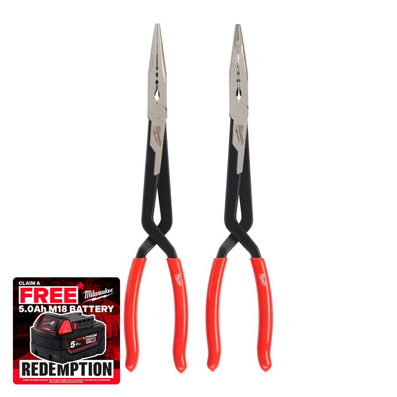 Milwaukee 4932492499 Long Reach Pliers Set (2 Pieces)