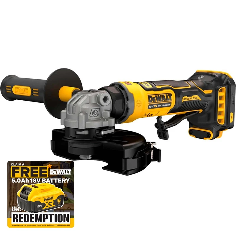 DeWalt DCG404N-XJ 18V XR Brushless 125cm Angle Grinder (Body Only)