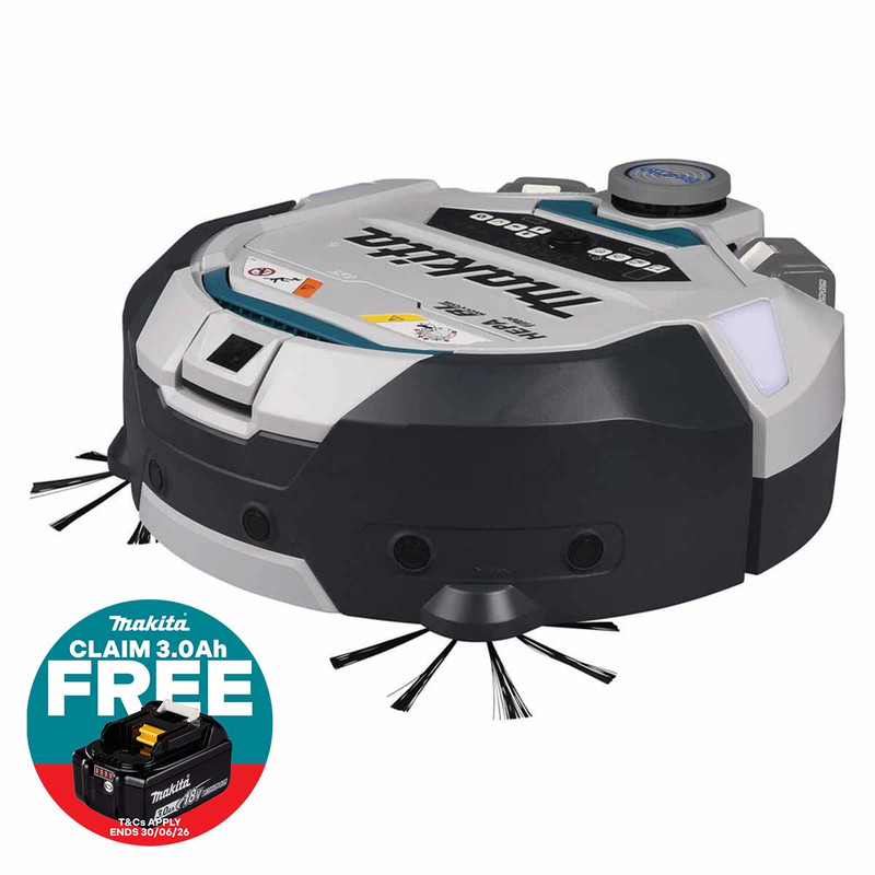 Makita DRC300Z Twin 18V LXT Brushless Robotic Vacuum Cleaner (Body Only)