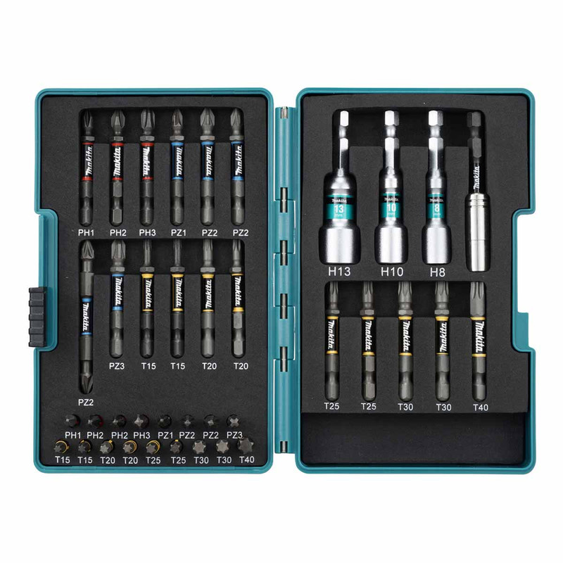 Makita E-26179 Impact Premier Torsion Bit Set (38 Pieces)