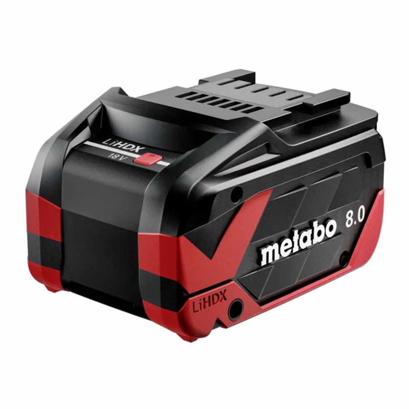 Metabo 18V 8.0Ah LiHDX Tabless Battery Pack 624975000