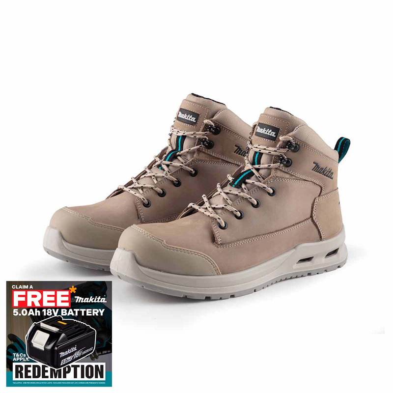 Makita MK402M Anjo Safety Boot Stone (Size 12)