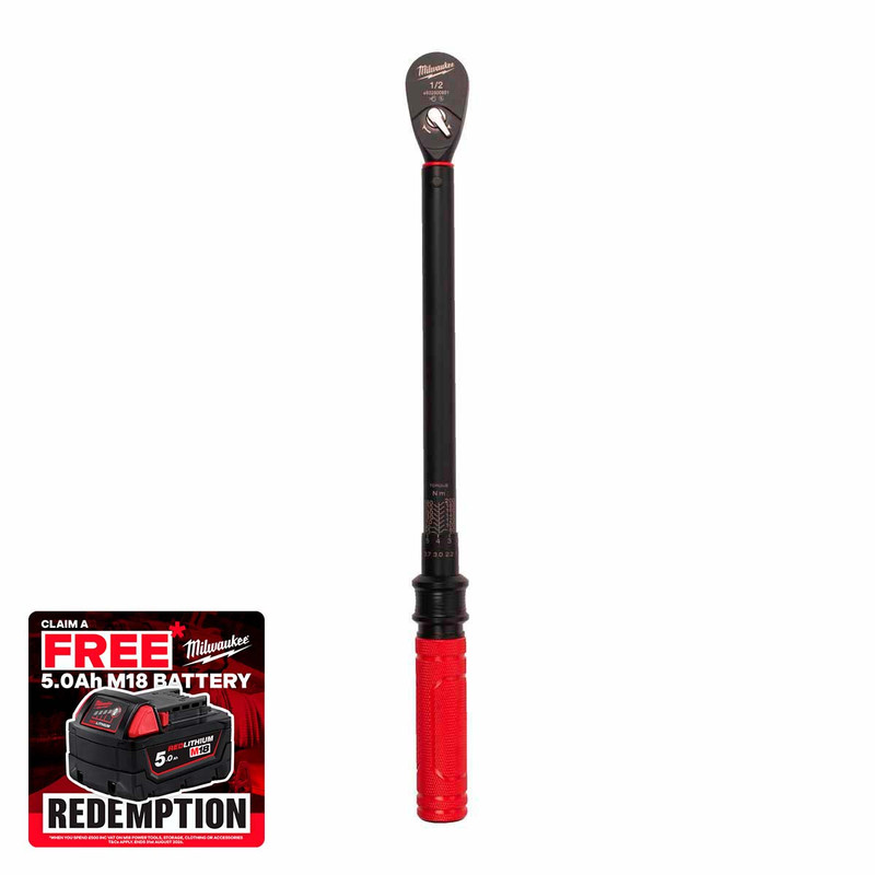 Milwaukee 4932500851 1/2" 40–200Nm Drive Click Torque Wrench