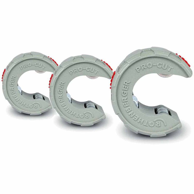 Rothenberger Pro-Cut Copper Pipe Cutter Pack 15mm, 22mm & 28mm (3 Pack)