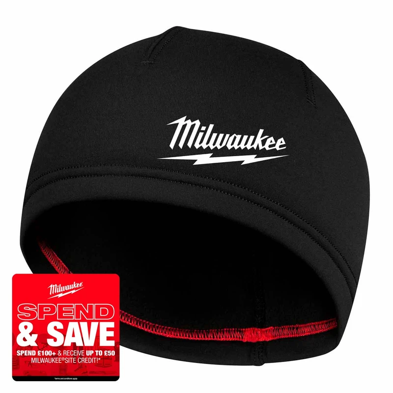 Milwaukee 4932499427 Low-Profile Beanie, Black